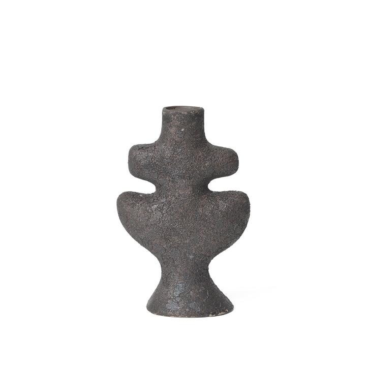 Yara Candle Holder - Small - Rustic Iron