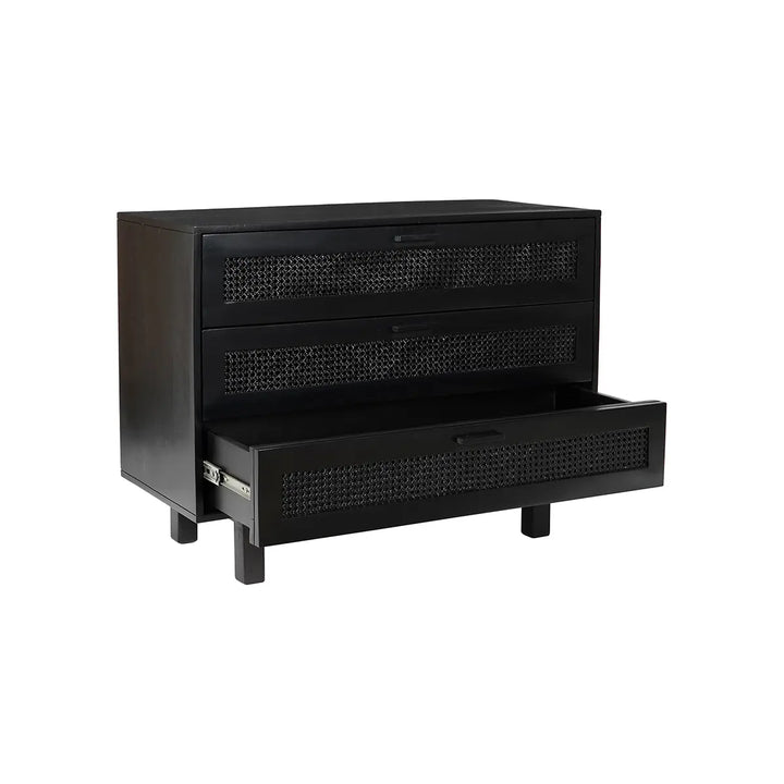 Ashley 3 Drawer Nightstand Black