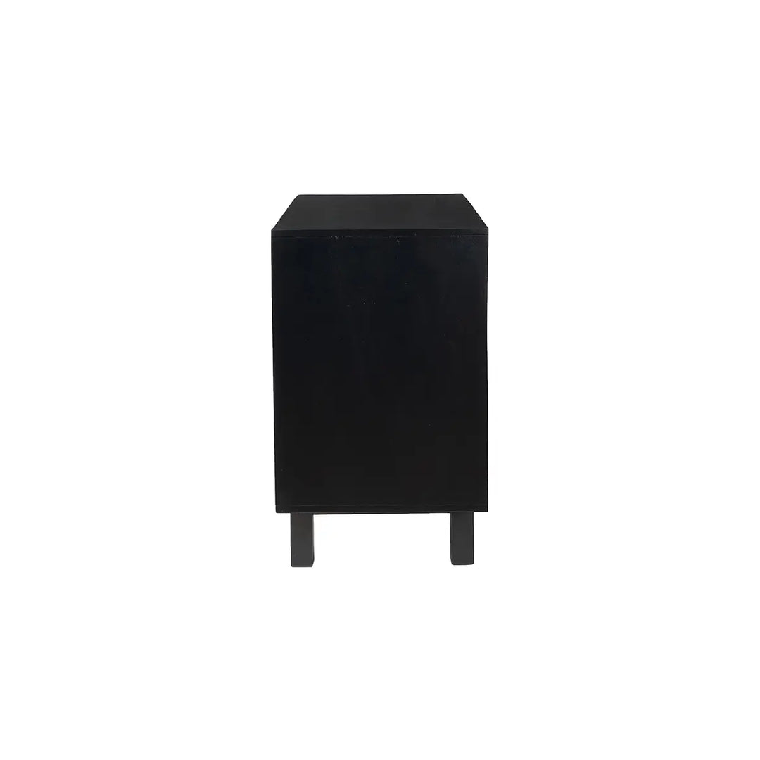 Ashley 3 Drawer Nightstand Black