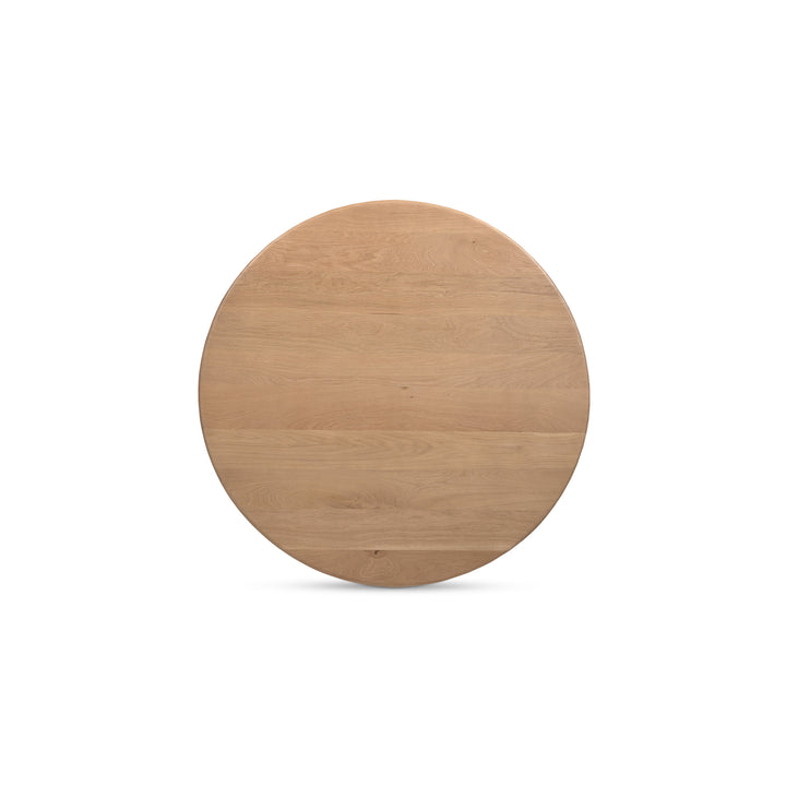 Charlotte Oak Round Coffee Table