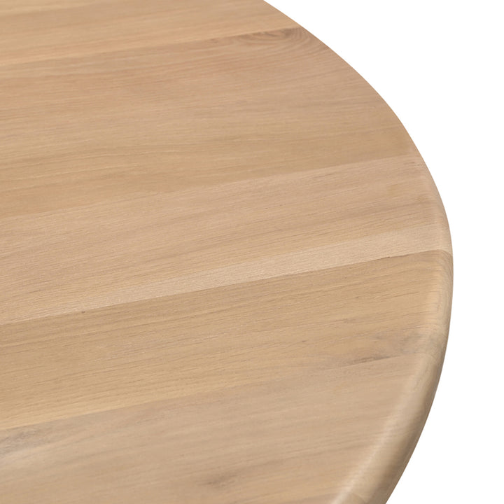 Charlotte Oak Round Dining Table