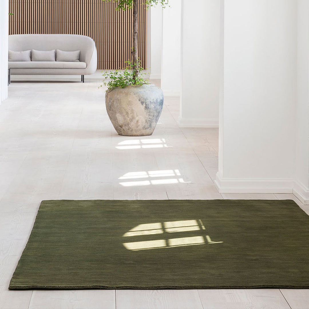 Moss Green Earth Rug