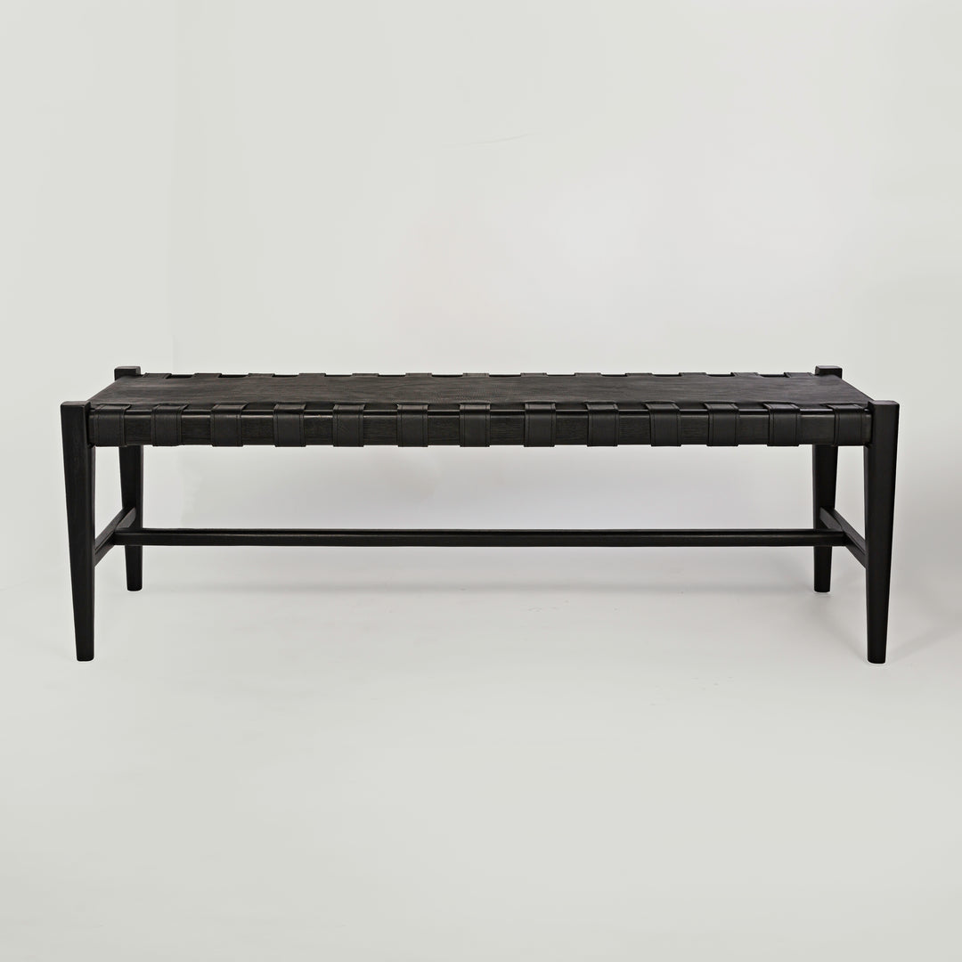 Pismo Leather Bench