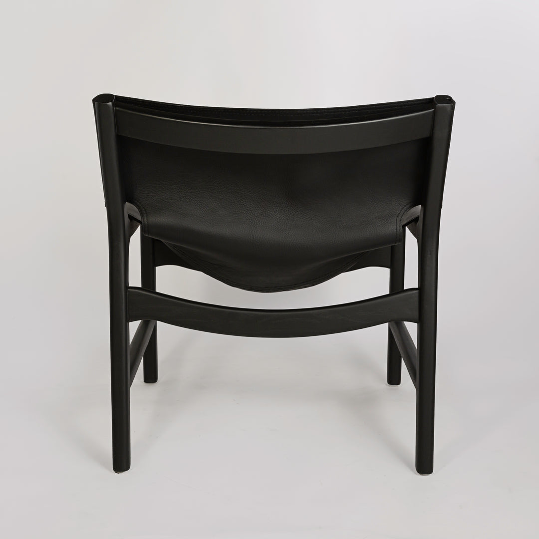 Ojai Lounge Chair - Black Leather - Floor Model - Grade B