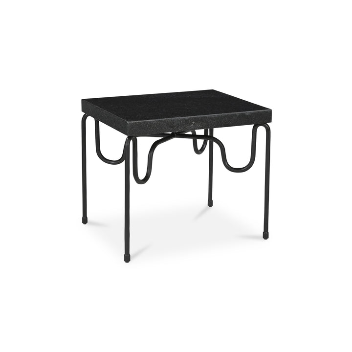 Riley Side Table - Black Granite