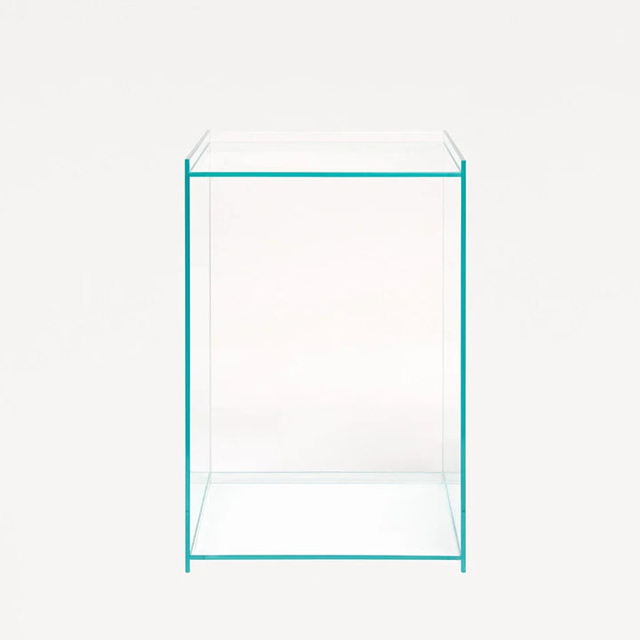 Rivet Box Table - Glass