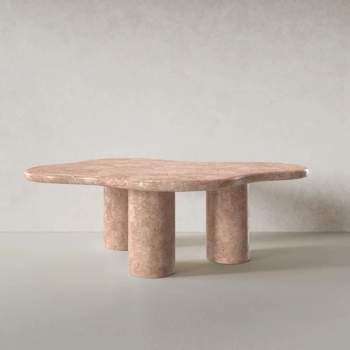 Paradis Coffee Table, Rose Stone