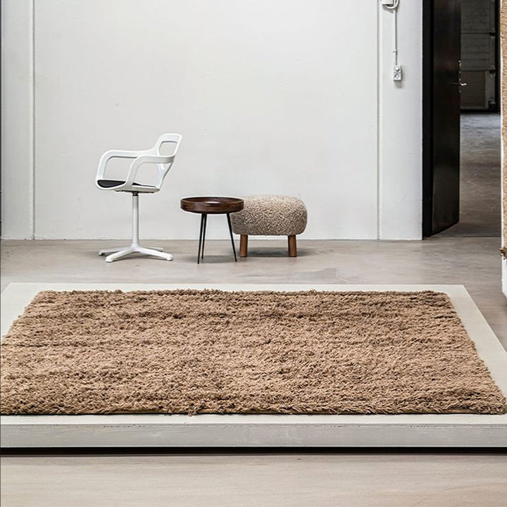 Nougat Brown Rya Rug