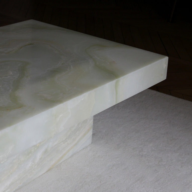 Cara Green Onyx Coffee Table