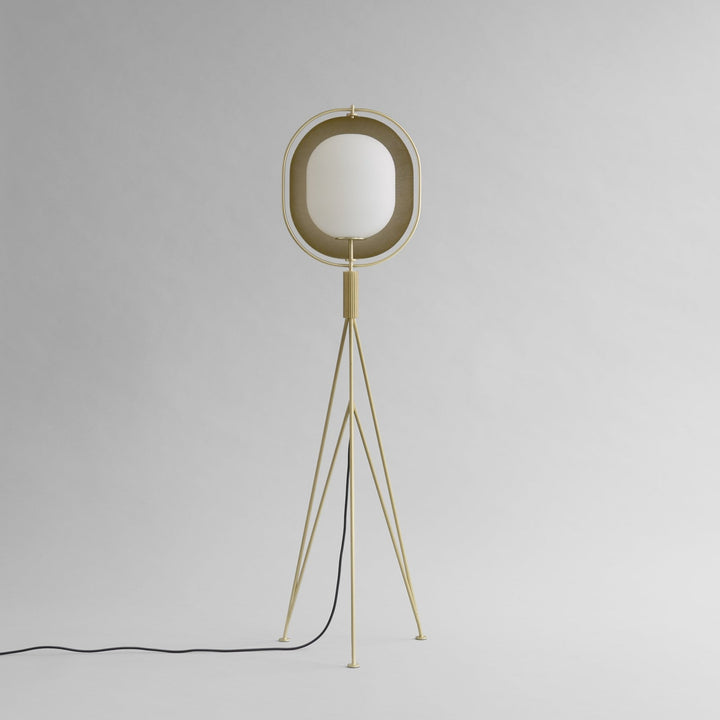 Pearl Floor Lamp - Brass