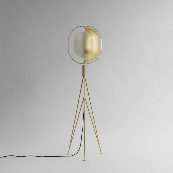 Pearl Floor Lamp - Brass