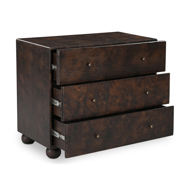 Celine 3 Drawer Nightstand