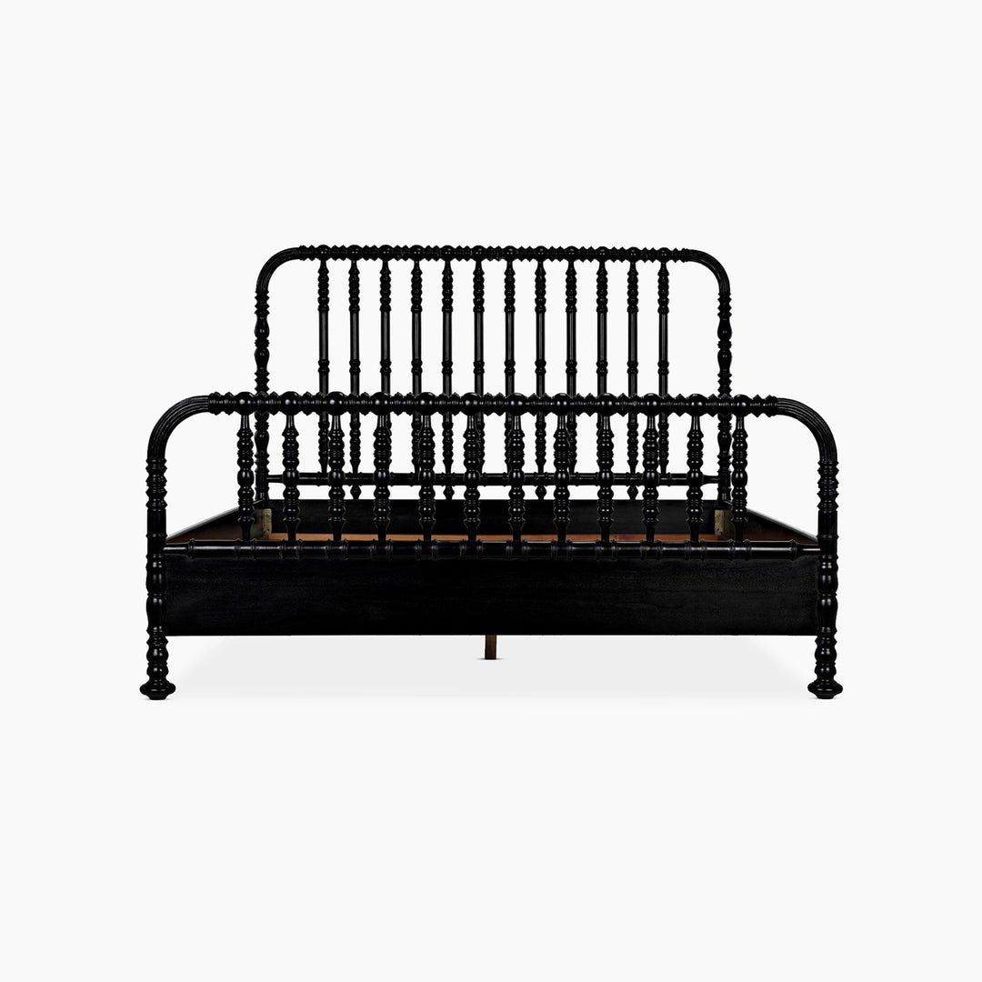 Amelia Bed, Hand Rubbed Black