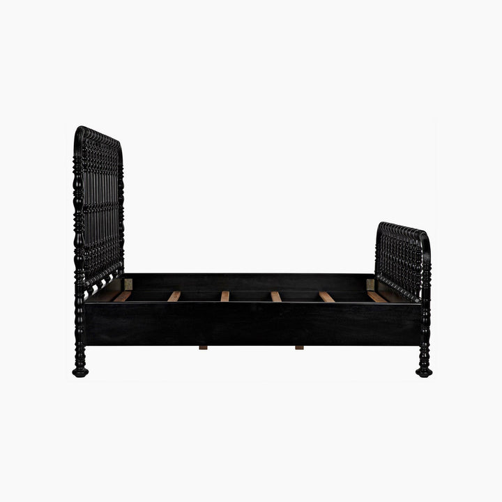 Amelia Bed, Hand Rubbed Black