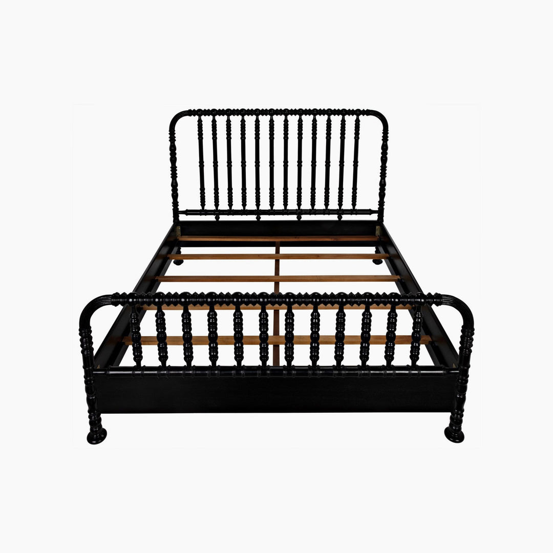 Amelia Bed, Hand Rubbed Black