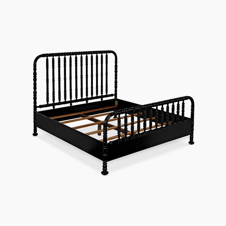 Amelia Bed, Hand Rubbed Black