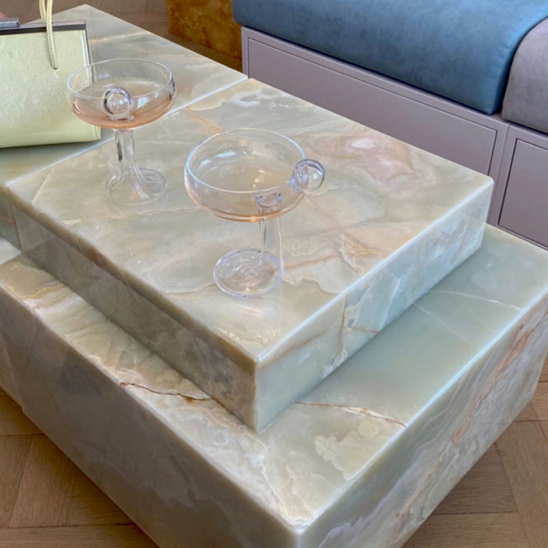 Ash Green Onyx Coffee Table