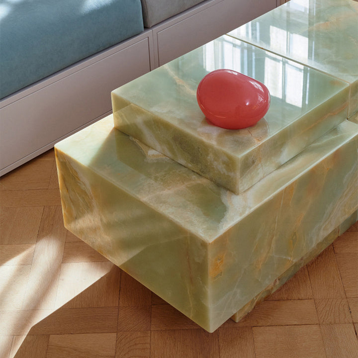 Ash Green Onyx Coffee Table