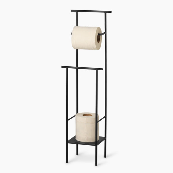 Ferm LIVING Dora Toilet Paper Stand Black