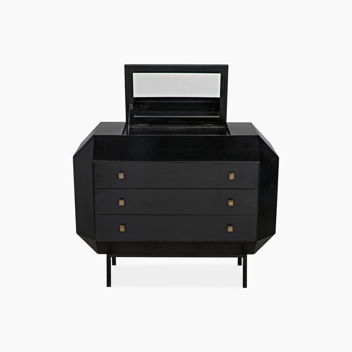 Brynlee Dresser, Hand Rubbed Black