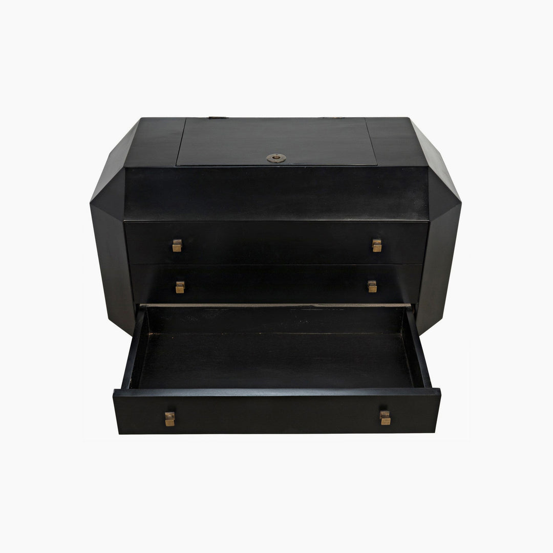 Brynlee Dresser, Hand Rubbed Black