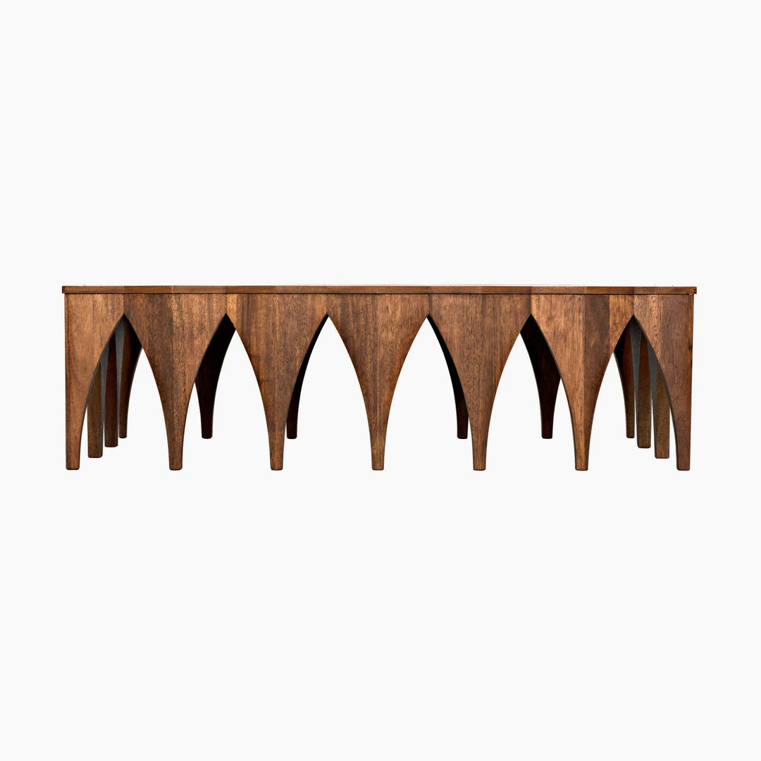 Celeste Coffee Table, Dark Walnut