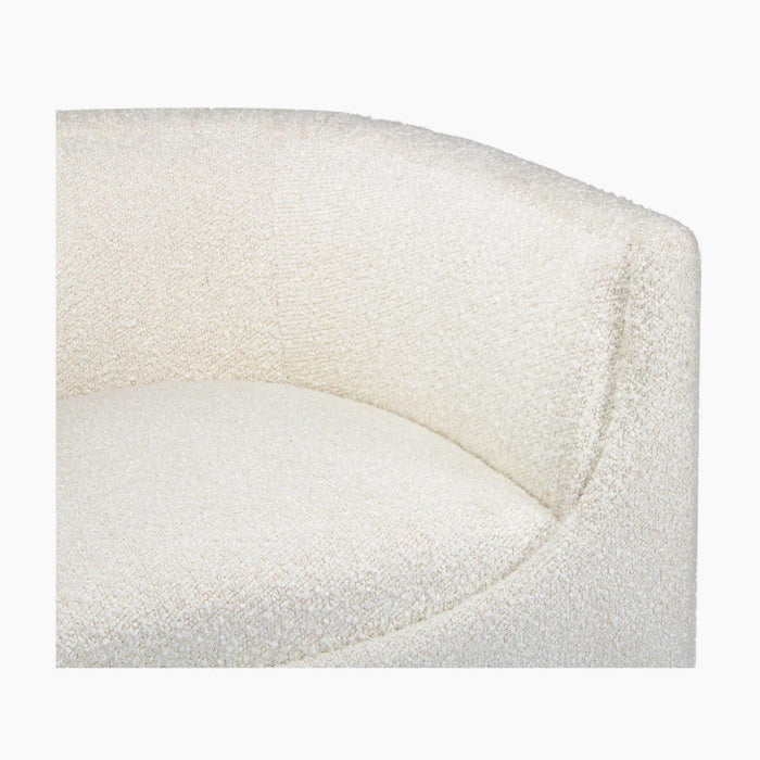 Dolin Lounge - Pearl White Boucle