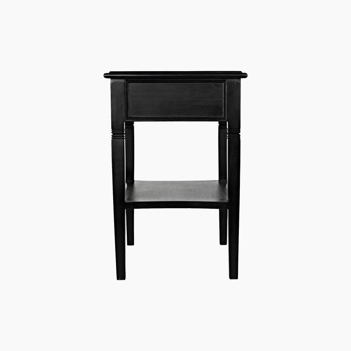 Journee 1-Drawer Side Table - Hand Rubbed Black