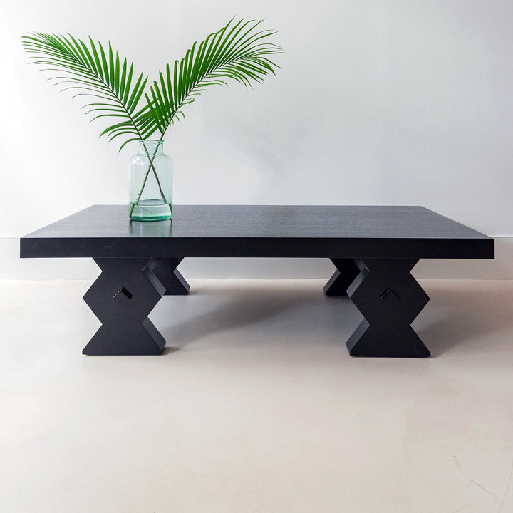 Emerson Coffee Table, Hand Rubbed Black