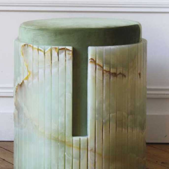 Green Onyx Dolce Stool