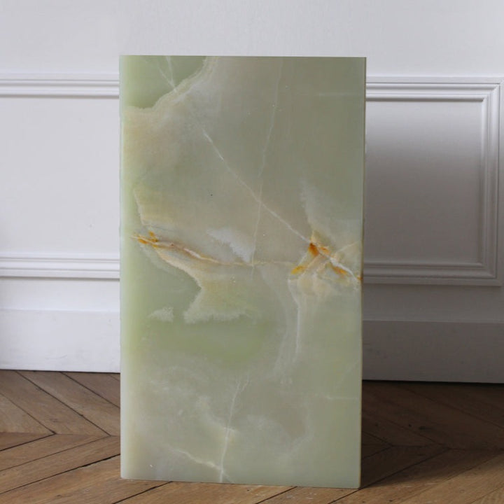 Green Onyx Plinth Table