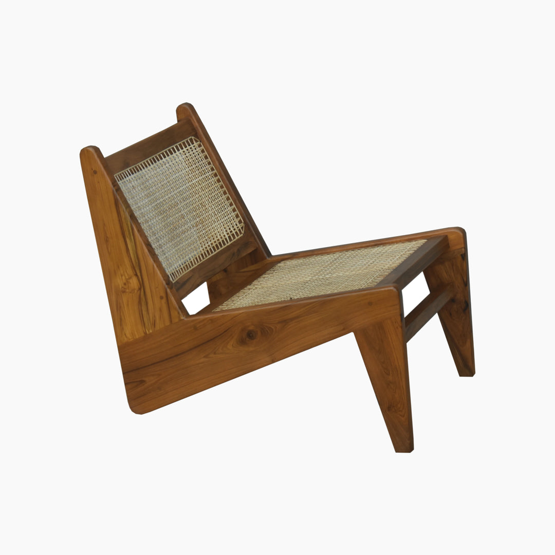 Jeanneret Kangaroo Lounge Chair - Black Teak - Open Box