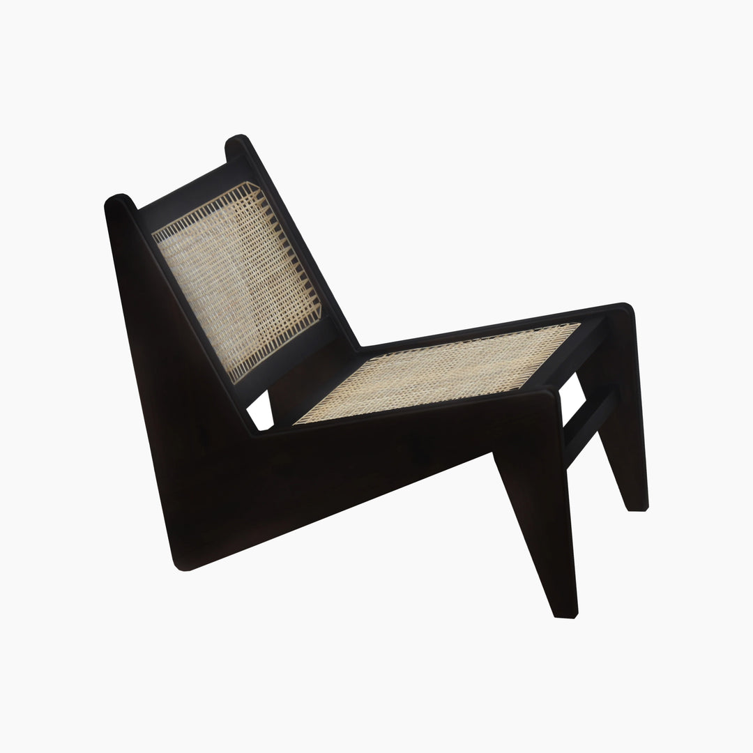 Jeanneret Kangaroo Lounge Chair - Natural Teak - Open Box