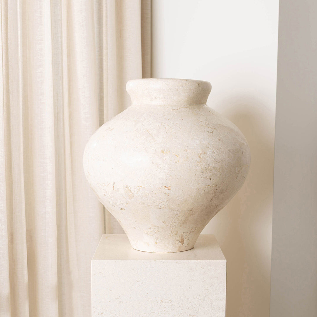 Laguna Vase, Smokey White