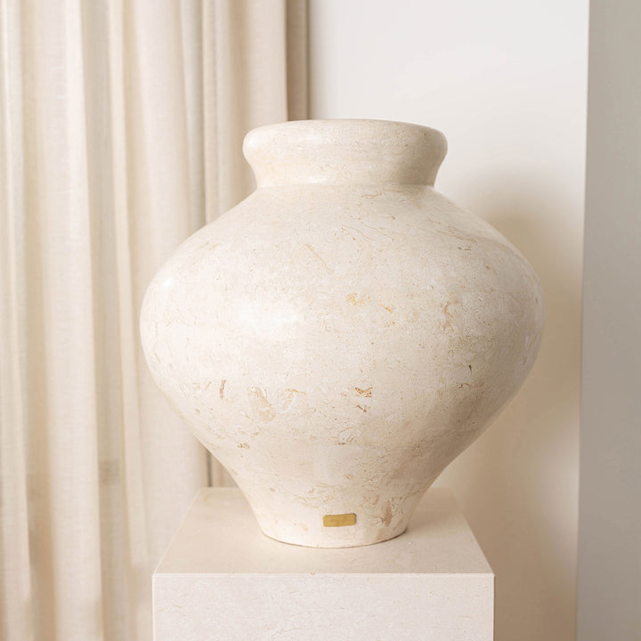 Laguna Vase, Smokey White