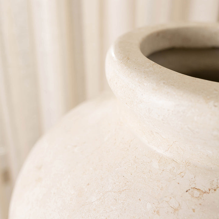 Laguna Vase, Smokey White