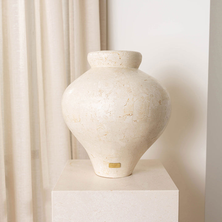 Laguna Vase, Smokey White