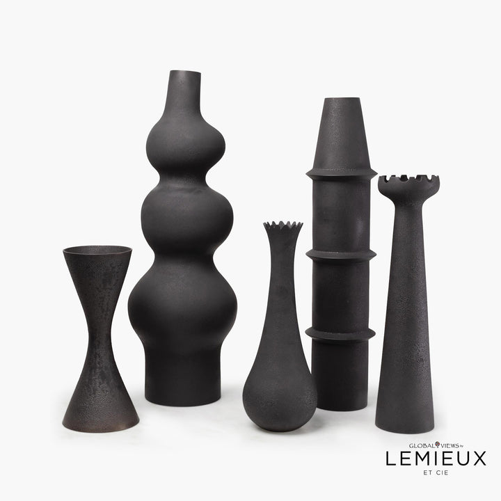 Lemieux Et Cie Overscale Vase-Black