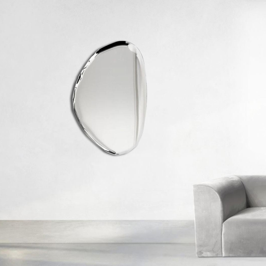 Mirror Tafla O2 in Polished Stainless Steel