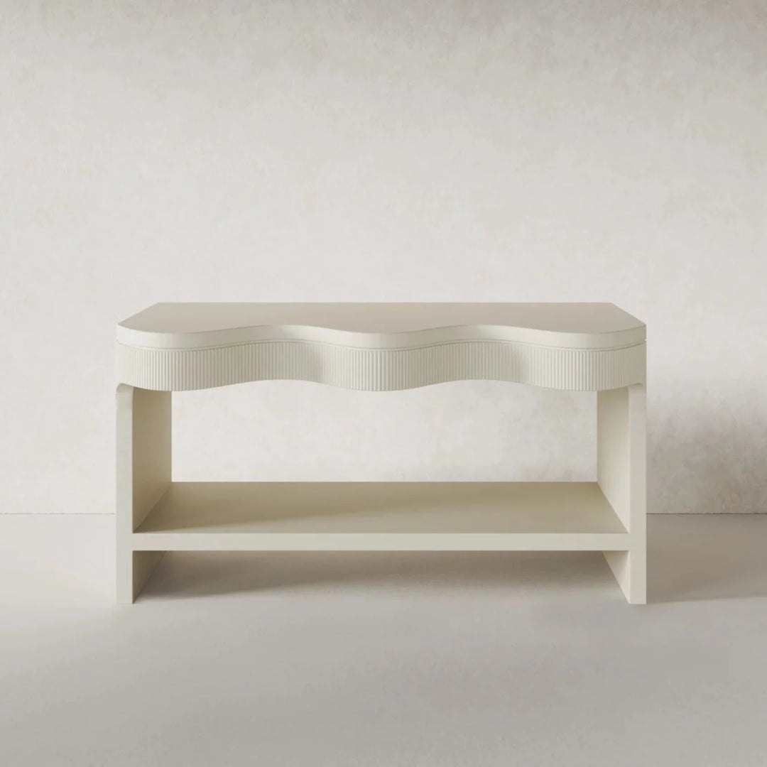 Onda Console Table - Cream