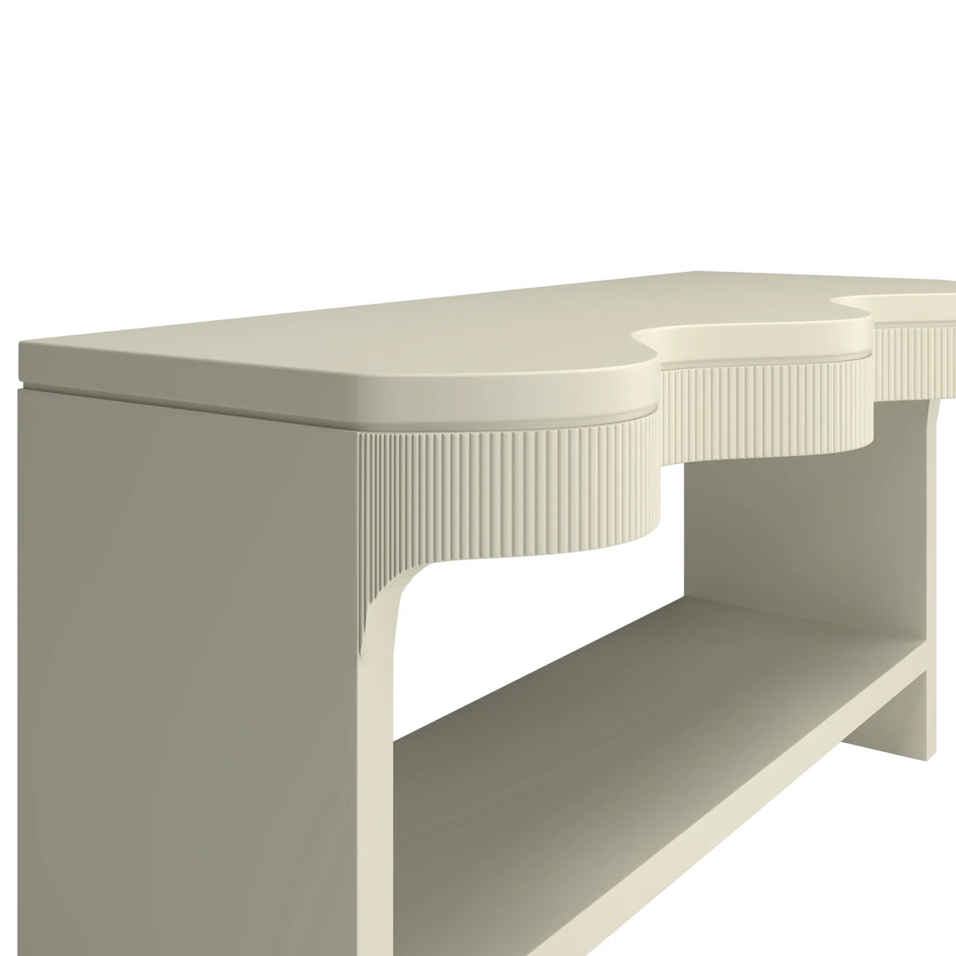 Onda Console Table - Cream