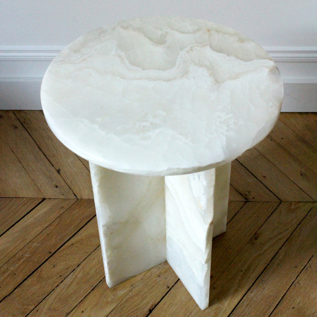 Rosie White Onyx Table