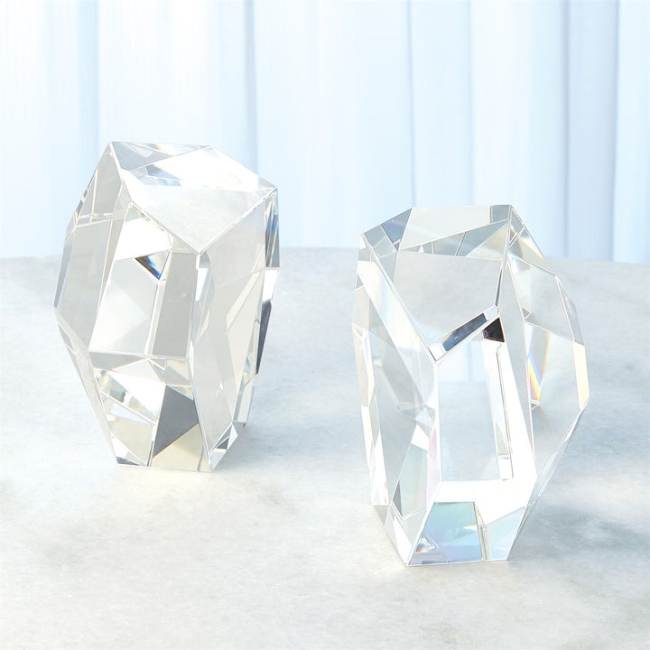 S/2 CRYSTAL BOOKENDS freeshipping - Forom