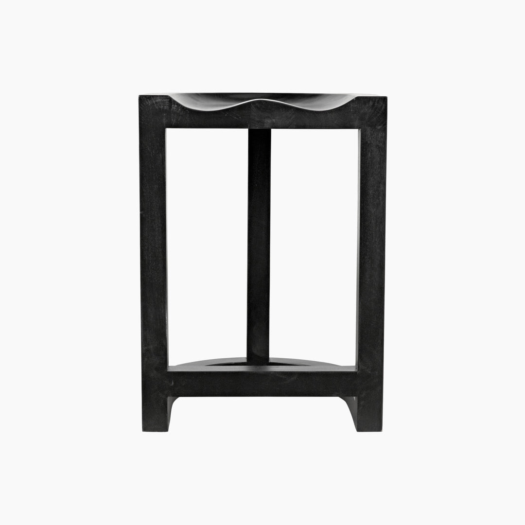 Juliette Counter Stool, Hand Rubbed Black