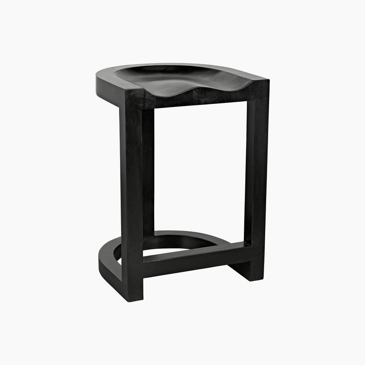 Juliette Counter Stool, Hand Rubbed Black