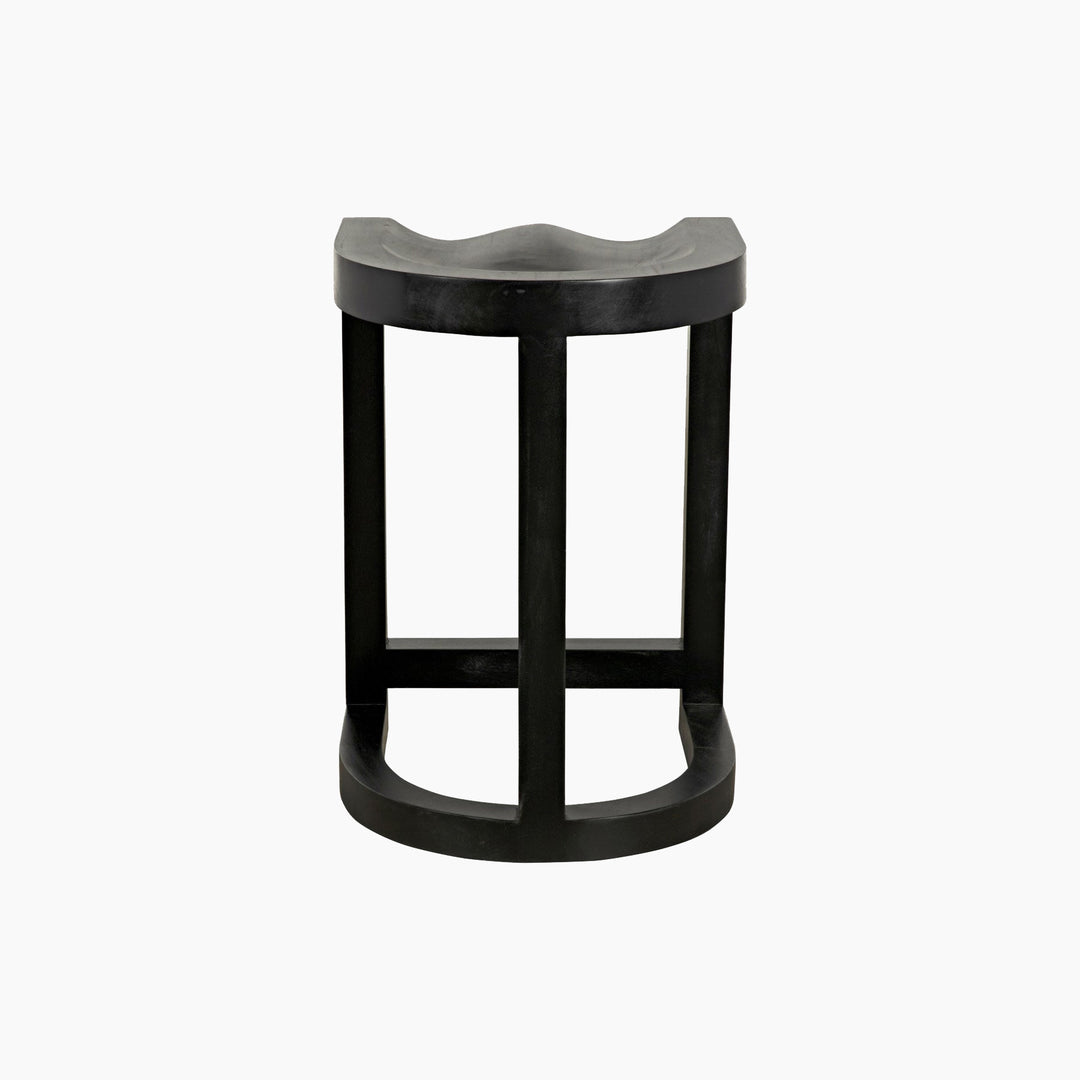 Juliette Counter Stool, Hand Rubbed Black