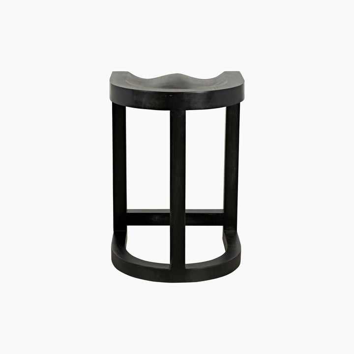 Juliette Counter Stool, Hand Rubbed Black