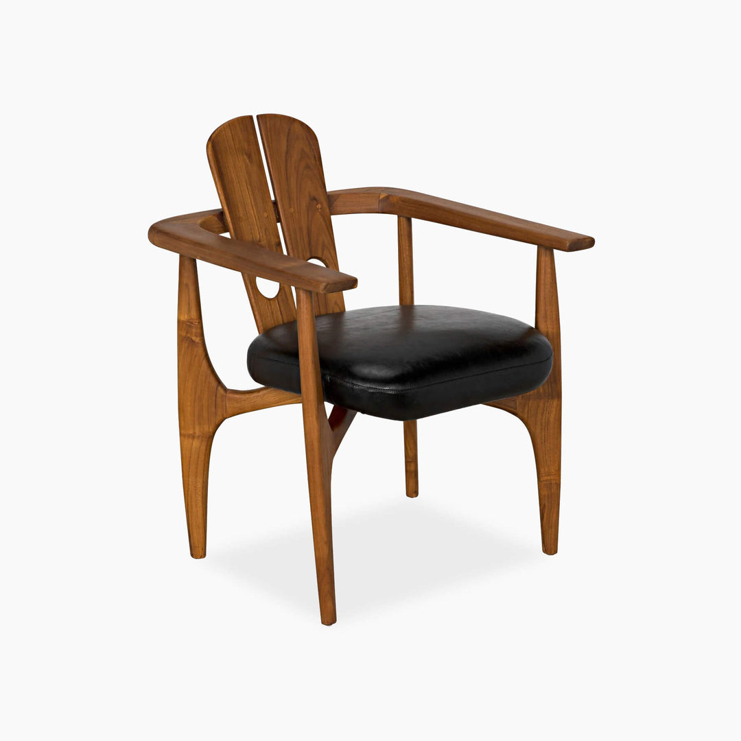 Saylor Chair, Teak with Leather