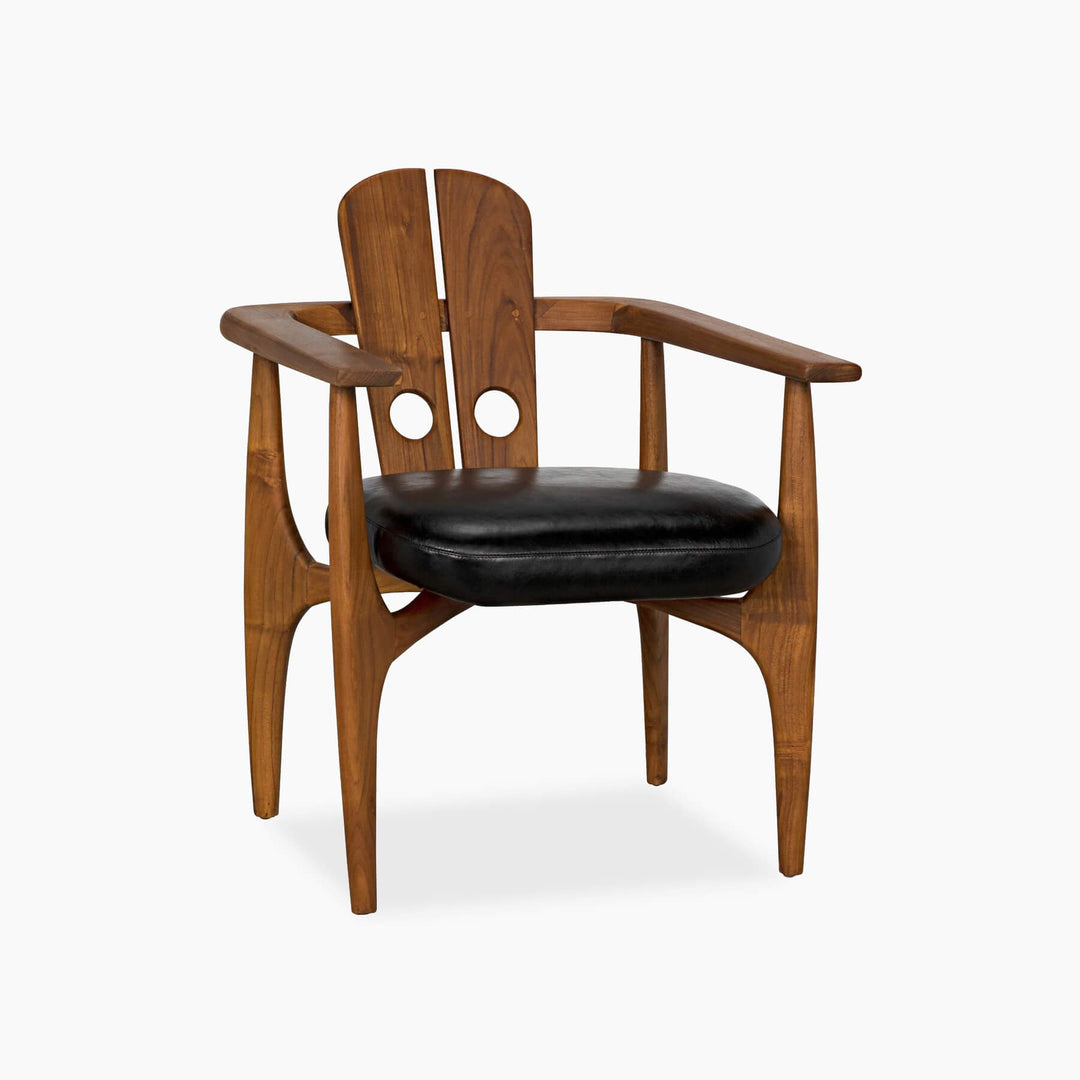 Saylor Chair, Teak with Leather