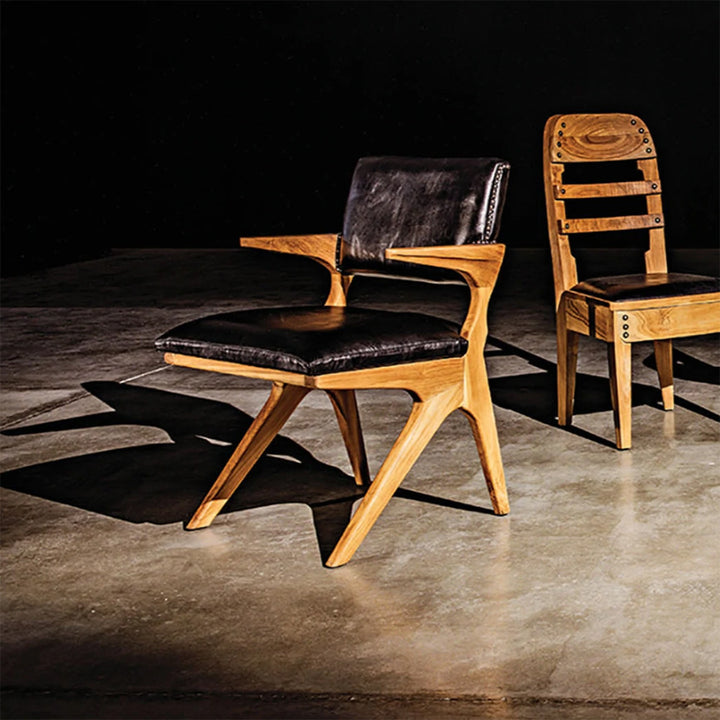 Sydney Chair, Teak with Leather